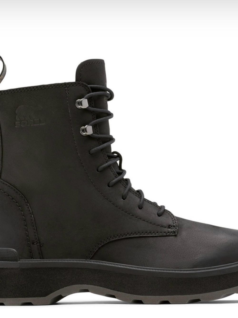 Sorel High Line Platform Combat Boot Size 7 Black